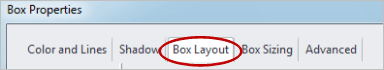 Box Layout Tab